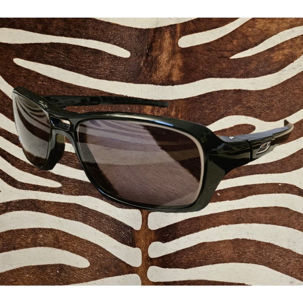 Discontinued Julbo Gloss Sunglasses 456-9014 Shiny Black/Black Frame